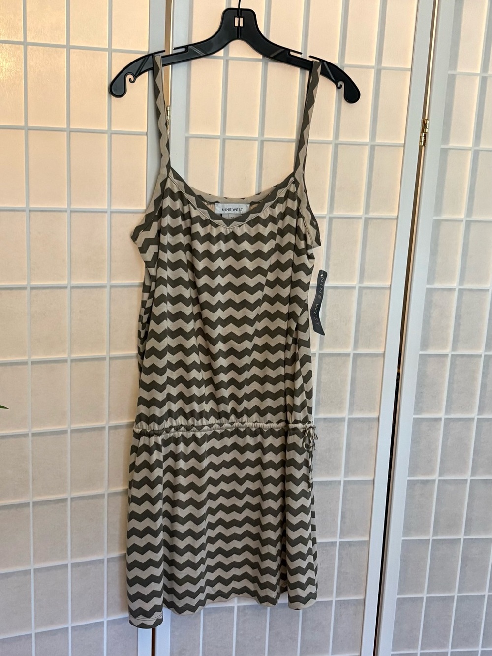 Olive & Cream Chevron Tank Dress
